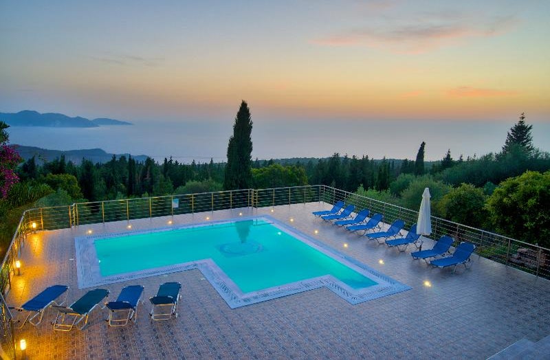 Studios Vrionis Panoramic Sunset In Kefalonia Fiskardo - 